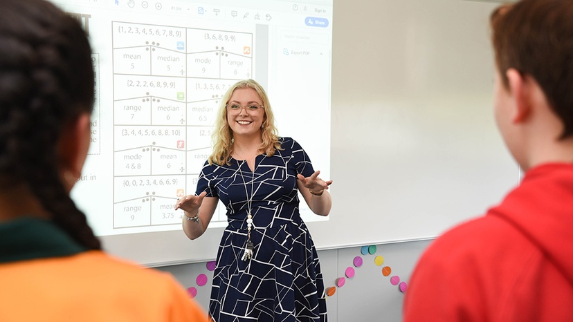 Holly Michigan a Southern Cross uNiversity Graduate, teaching a call