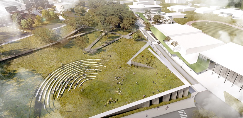 Lismore campus aerial entry Master Plan