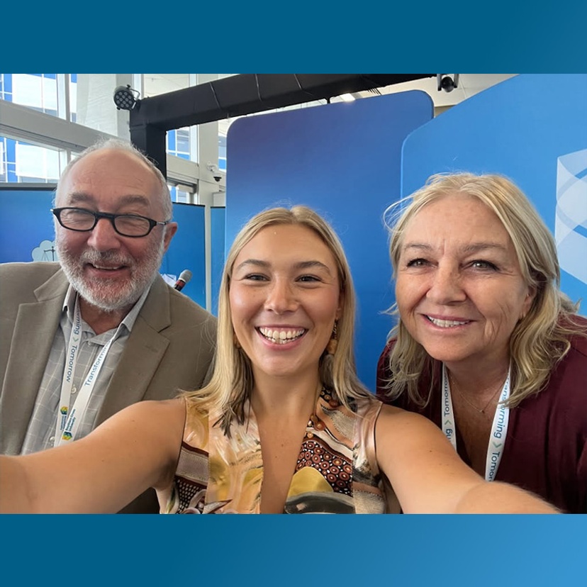 Dean of Law Professor David Heilpern with First Nations justice, climate justice and human rights lawyer Maggie Blanden, and Southern Cross law alumna Tracy Thomas, now Principal Solicitor at the Department of Communities and Justice.