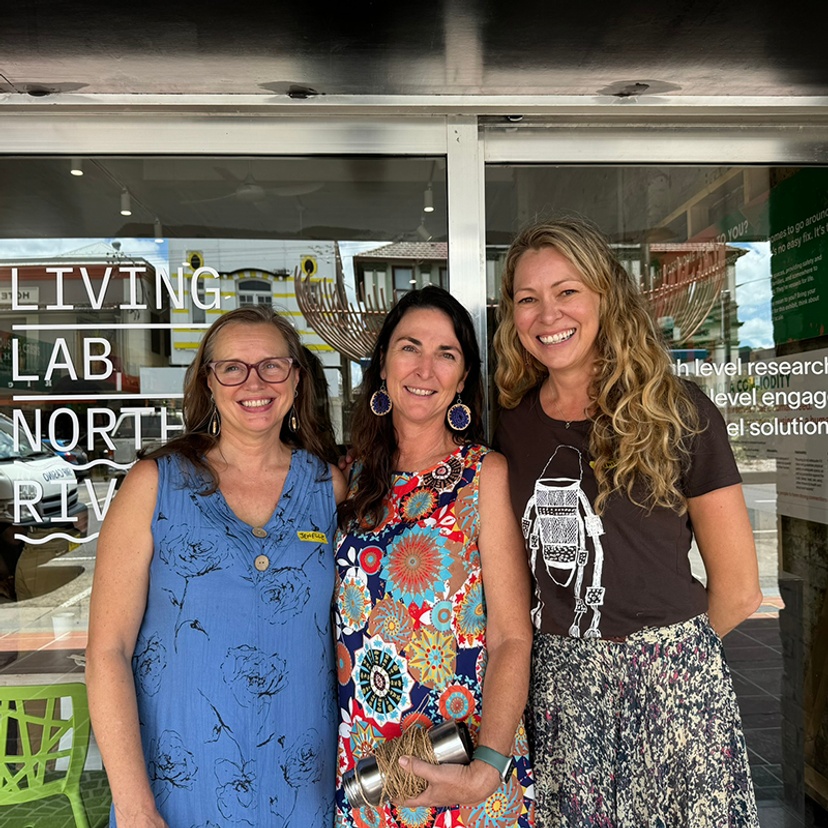 Dr Kylie Day, Dr Jenelle Benson and Aimee Andersen from the Centre of Teaching and Learning