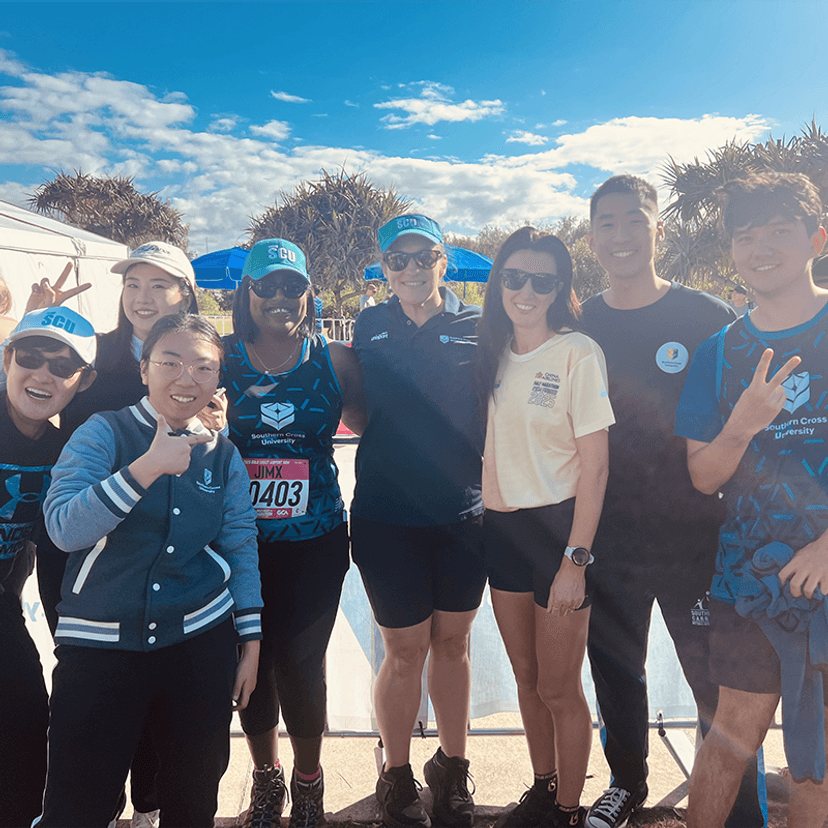 Team SCU at the Gold Coast Marathon 2025