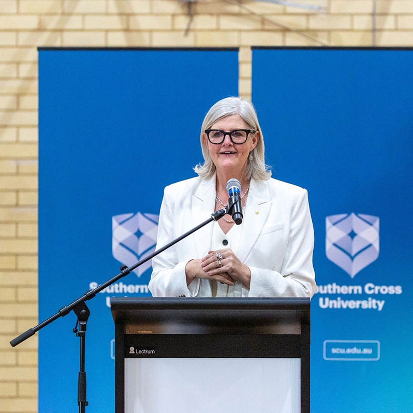 The Governor-General of Australia, Her Excellency the Honourable Sam Mostyn AC at the Lismore campus