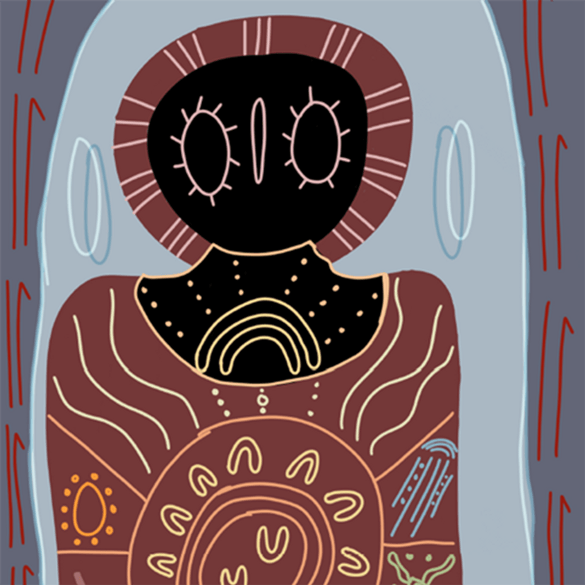 'Guidance and Protection' artwork by Zyana Gall
