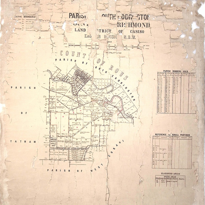 Parish of Codrington map from the Richmond River Open Access Repository