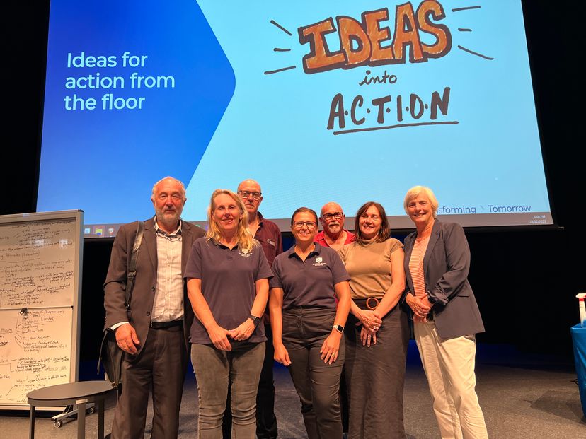 Professor David Heilpern, Debbie Johnson, Dr Aidan Ricketts, Cindy Harvey, Warwick Fisher, Helen Walsh and Associate Professor Mandy Shircore at the Land Sharing and the Law conference