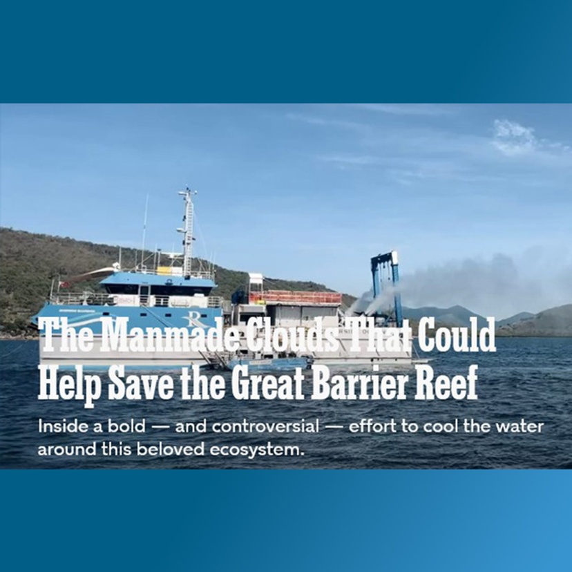 New York Times Magazine - Cloud Brightening article