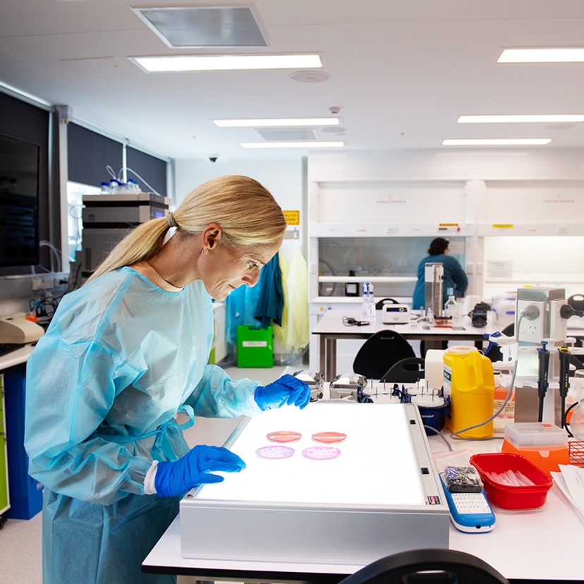 National Centre for Naturopathic Medicine PHD student Nicole Hannan in the Gold Coast research lab