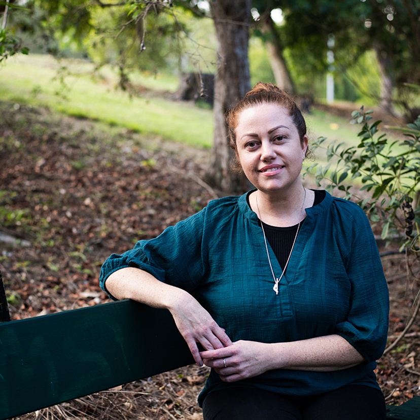Dr Alana Gall outside at Lismore campus