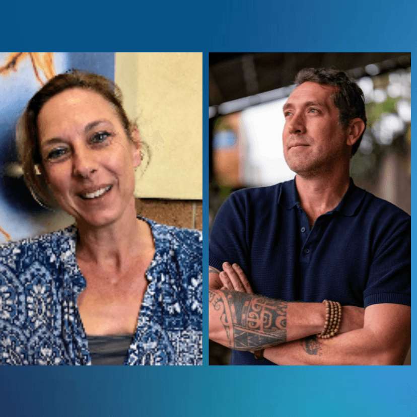 Professors Scheffers (left) and Joannes-Boyau