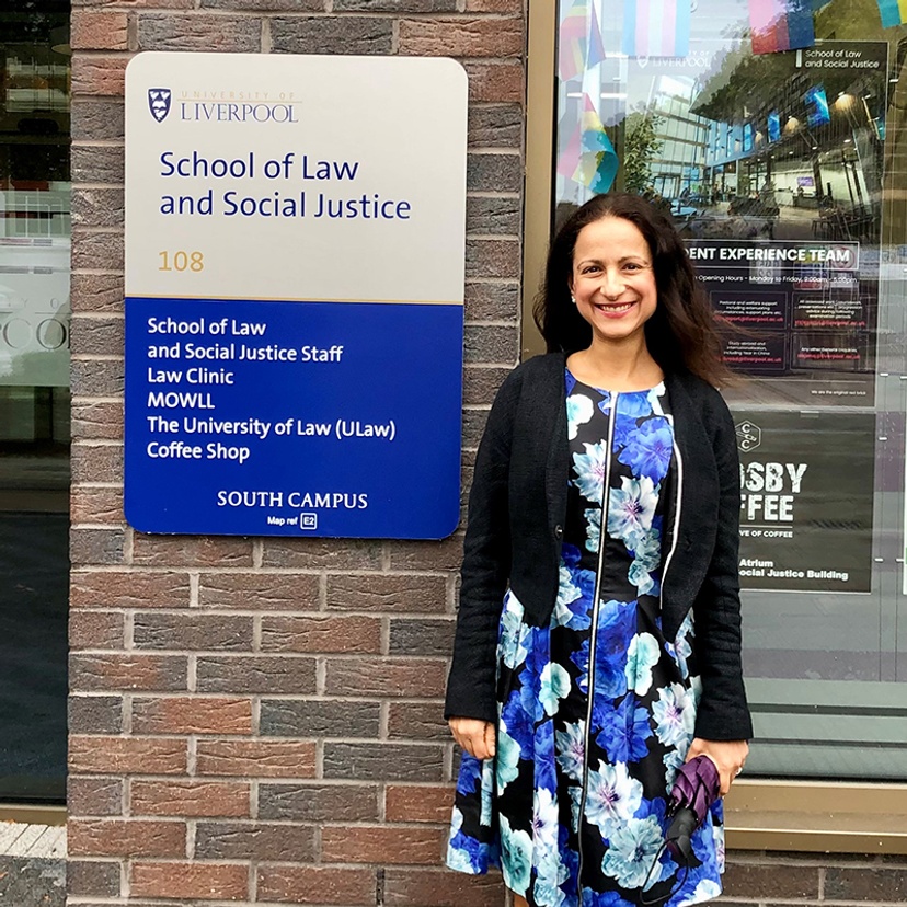 Dr Georgina Dimopoulos at the University of Liverpool