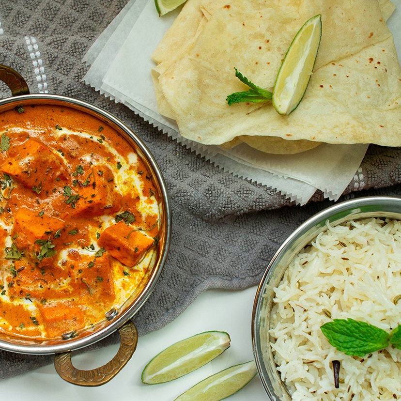 Curry and rice