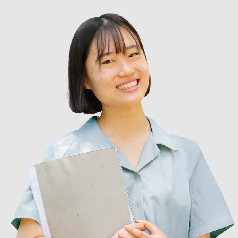 SCU College - Student with coloured background 3