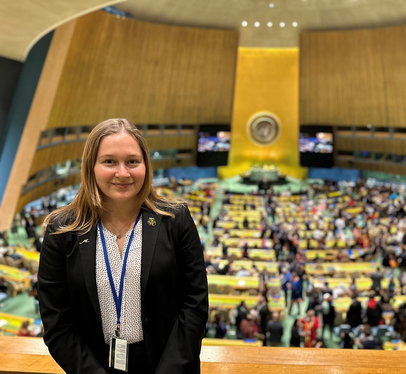 Law graduate Emily Williams smiling