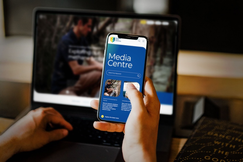 media webpage on mobile