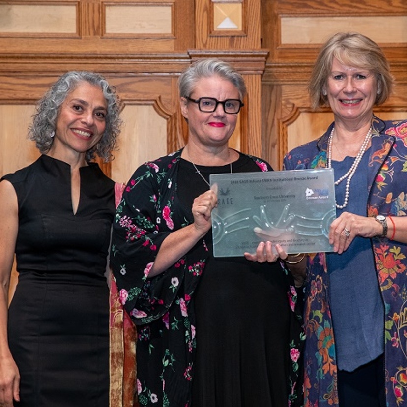 Professor Spongberg receives Athen SWAN award