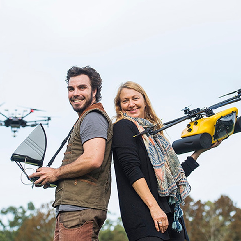 Drones Debra Stokes and Andrew Colefax