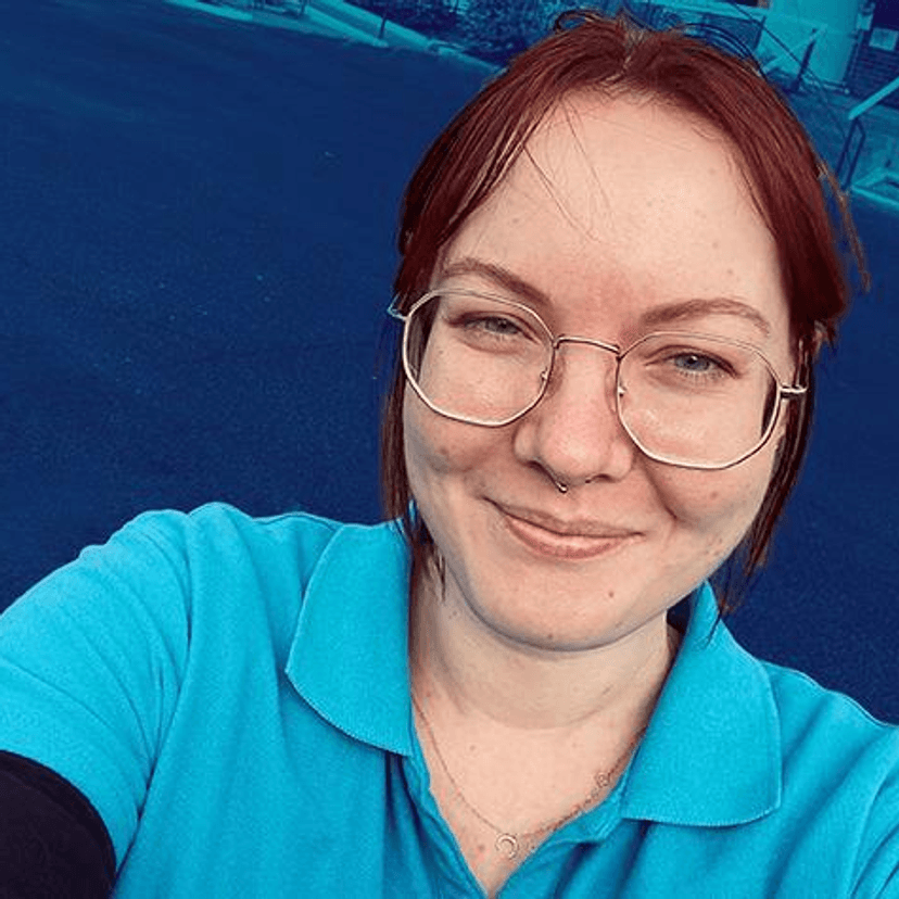 Occupational therapy student Tara Fritz