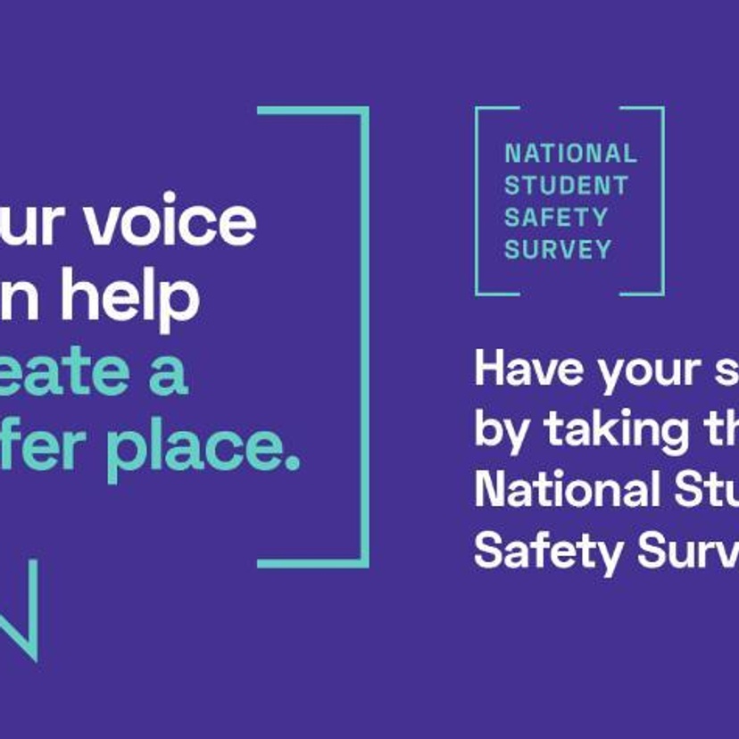 Student safety survey banner
