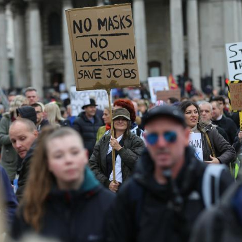 Lockdown protest