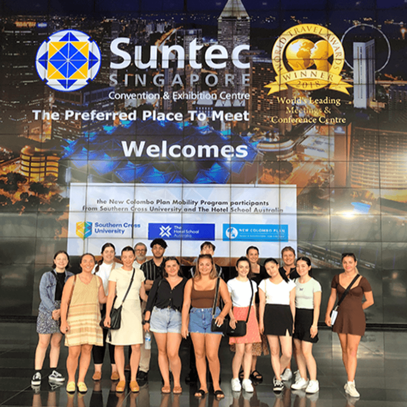 Students at Suntec in Singapore