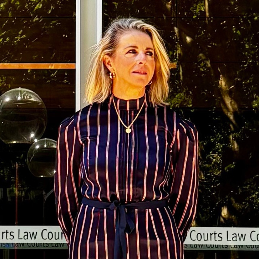 Law graduate Sam Forrester at NSW Supreme Court