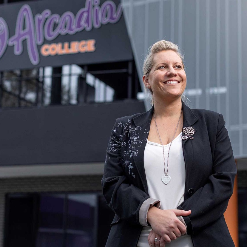 Tahlia McGahey at Arcadia College