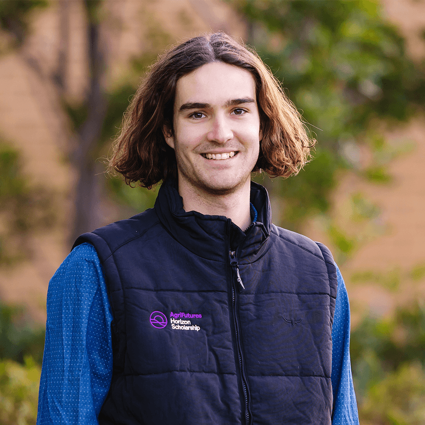 Luke Austin smiling at camera