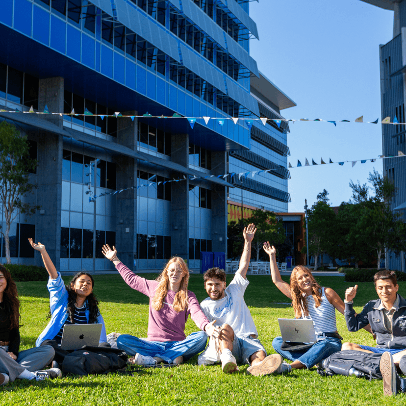 International students on the Gold Coast campus