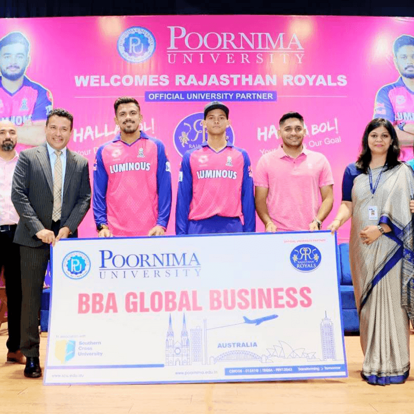 Partnership with Poornima University_Rajasthan Royals