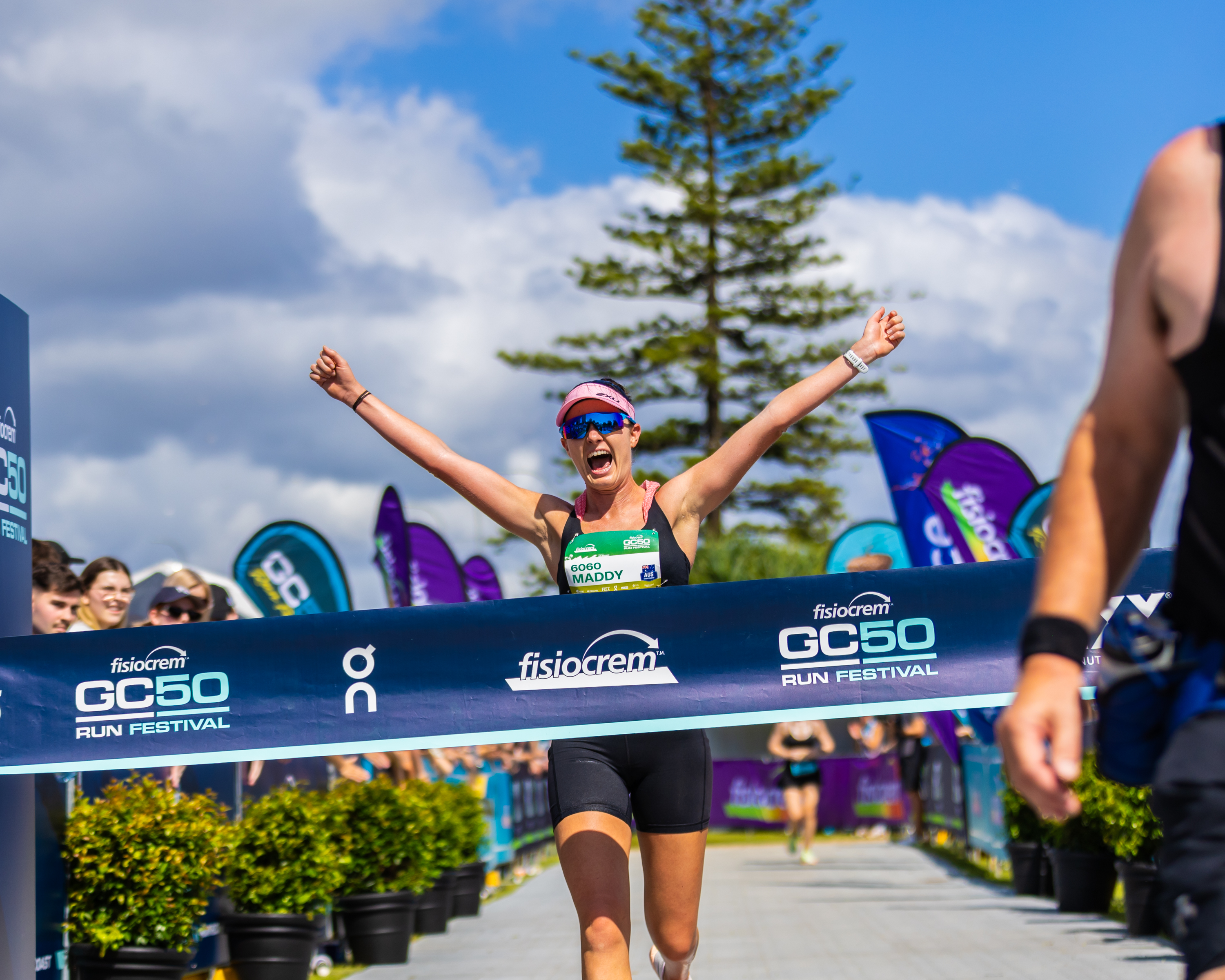 GC50 competitor crossing the finish line