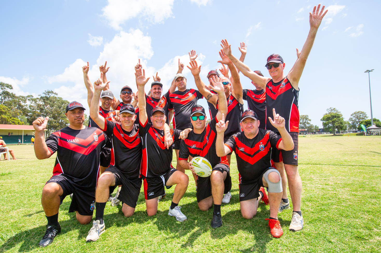 PPMG Touch team cheering